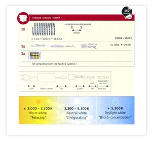 Paulmann 70624 - LED/20W Stmívatelný pásek MAXLED 3m 230V + DO
