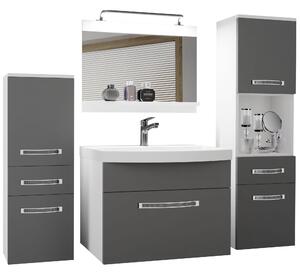 Koupelnový nábytek Belini Premium Full Version šedý mat + umyvadlo + zrcadlo + LED osvětlení Glamour 79 Výrobce