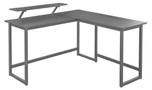 ROHOVÝ PSACÍ STŮL, černá, 140/130/92,2 cm Boxxx - Online Only psací stoly, Online Only