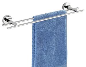 Dvojitý držák na ručníky, koupelnový držák na ručníky, Vacuum-Loc, Wenko