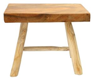 Dřevěná stolička Kediri Stool 35 cm Bazar Bizar