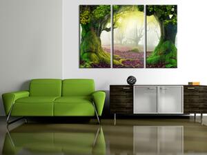 Obraz Tajemný les - triptych