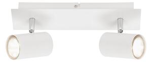 Briloner 2857-026 - Bodové svítidlo SPOT 2xGU10/40W/230V bílá