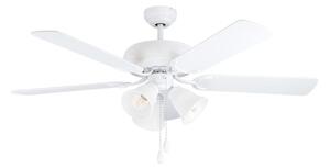 Eglo 35076 - Stropní ventilátor LAS PALMAS 3xE27/40W/230V bílá
