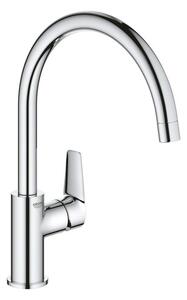 Dřezová baterie GROHE BauEdge 2020 s otočným ramínkem chrom 31233001