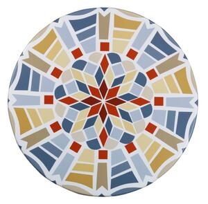 Ubrus na zahradní stůl, motiv mozaika, O 70 - 90 cm