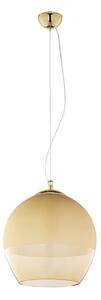 Lustr na lanku BOULETTE 1xE27/60W/230V zlatá