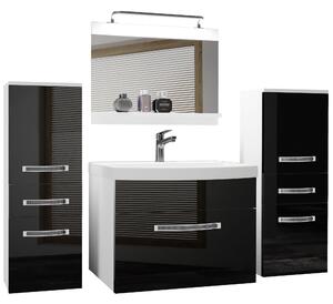Koupelnový nábytek Belini Premium Full Version černý lesk + umyvadlo + zrcadlo + LED osvětlení Glamour 63 Výrobce