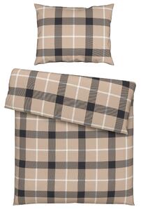 POVLEČENÍ, flanel, antracitová, přírodní barvy, 140/200 cm Esposa - Povlečení