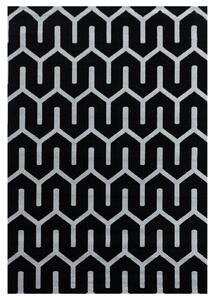 Ayyildiz, Moderní kusový koberec Costa 3524 black | Černá Typ: 160x230 cm