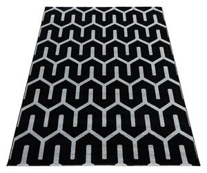 Ayyildiz, Moderní kusový koberec Costa 3524 black | Černá Typ: 140x200 cm