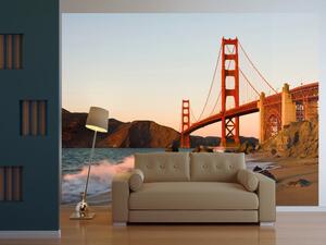 Fototapeta Most Golden Gate - západ slunce, San Francisco