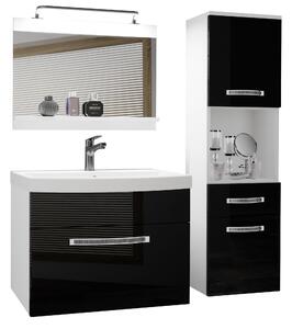 Koupelnový nábytek Belini Premium Full Version černý lesk + umyvadlo + zrcadlo + LED osvětlení Glamour 44 Výrobce