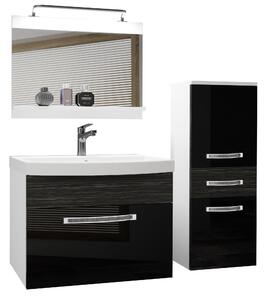 Koupelnový nábytek Belini Premium Full Version černý lesk / královský eben + umyvadlo + zrcadlo + LED osvětlení Glamour 37 Výrobce