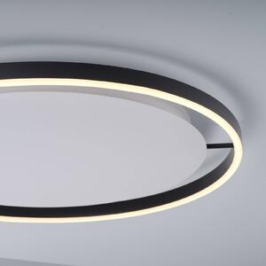 Stropní svítidlo LED Ritus, Ø 58,5 cm, antracitová barva