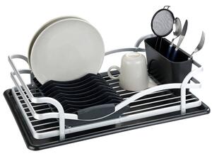 Odkapávač na nádobí, 46,5 x 31,5 x 13 cm, hliník, WENKO