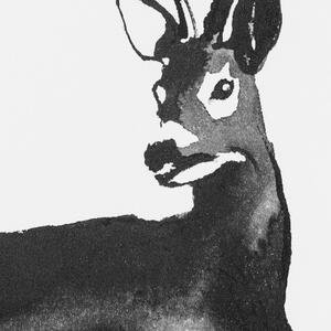Plakát Deer velký 50x70 cm Teemu Järvi Illustrations