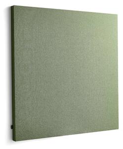 AJ Produkty Akustický panel POLY, čtverec, 1180x1180x56 mm, nástěnný, zelená