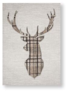 Bezrámový obraz 105385, Tartan Stag, Wall Art, Graham & Brown