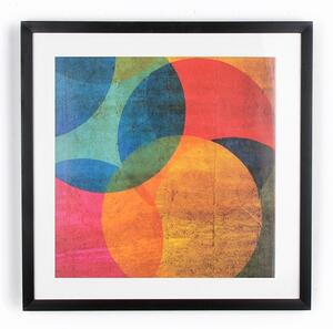 Abstraktní obraz 41-322, Neon Circle, Wall Art, Graham Brown