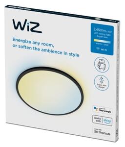 WiZ - LED Stmívatelné stropní svítidlo SUPERSLIM LED/22W/230V černá Wi-Fi