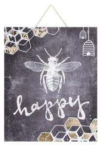 Bezrámový obraz Bee Happy 41-836, Wall Art, Graham Brown