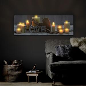 Bezrámový obraz Love Led 41-841, Wall Art, Graham Brown