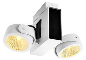 LA 1001424 TEC KALU CW, LED nástěnné a stropní nástavbové svítidlo, double, bílá / černá, 60°, 3000K - BIG WHITE (SLV)