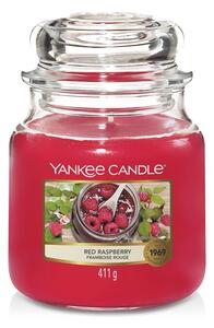 VONNÁ SVÍČKA YANKEE CANDLE RED RASPBERRY CLASSIC STŘEDNÍ
