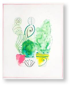 Tištěný obraz 105875, Cactus Craze, Wall Art
