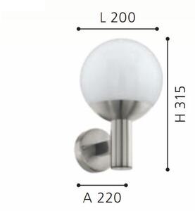 Eglo 900265 - LED RGB Stmívatelné venkovní svítidlo E27/9W/230V 2700-6500K IP44