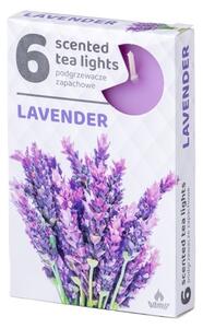 Vonné čajové svíčky 6ks, Lavender