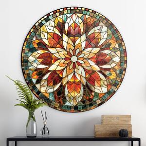 DUBLEZ | Dřevěná mandala na stěnu - Barvy světa
