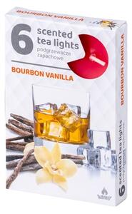 Vonné čajové svíčky 6ks, Bourbon Vanilla