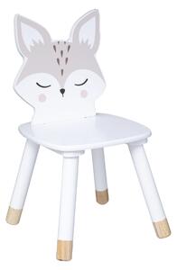 Dětská židle LIŠKA s borovicovými nohami, 52,5 cm