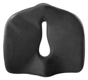 Ergonomický podsedák pod hýždě - paměťová pěna, černá/šedá