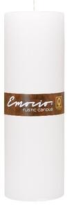 Emocio Rustic válec 100x250 bílá svíčka