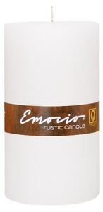 Emocio Rustic válec 100x180 bílá svíčka