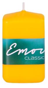 Emocio Classic hranol 50x80 žlutá svíčka