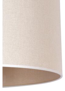 Duolla - Stojací lampa 1xE27/60W/230V pr. 44 cm krémová/wenge
