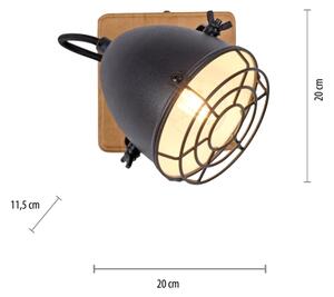 Leuchten Direkt 15171-18 - Nástěnné bodové svítidlo BEETLE 1xE14/10W/230V