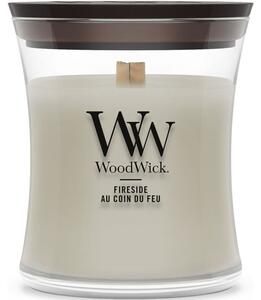 Woodwick Fireside svíčka malá