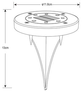 Globo 33414 - SADA 2x LED Solární svítidlo SOLAR LED/0,8W/3V IP44