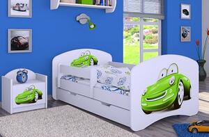 Dětská postel Happy Babies - zelené auto