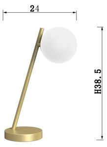 ONLI - Stolní lampa PALOMA 1xG9/10W/230V 38,5 cm zlatá