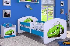 Dětská postel Happy Babies - zelené auto