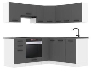 Kuchyňská linka Belini Premium Full Version 380 cm šedý mat s pracovní deskou SARAH Výrobce