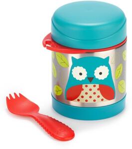 Skip Hop - Termoska na jídlo se lžičkou/vidličkou ZOO 325 ml sova