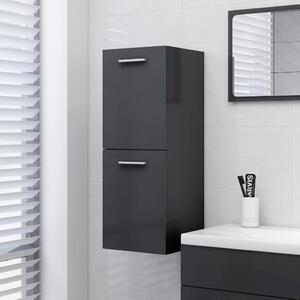 Koupelnová skříňka šedá 30 x 30 x 80 cm dřevotříska