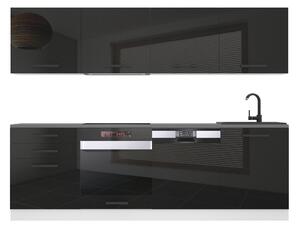 Kuchyňská linka Belini Premium Full Version 240 cm černý lesk s pracovní deskou ALICE Výrobce